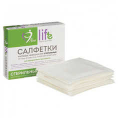 Салфетка марлевая стерильная NEW LIFE комплект 10 шт. 7,5х7,5 см 36 ±2 г/м2,153974 6 шт.