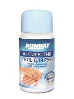 Антисептик Для Рук Гель 50мл RUNWAY арт. rw6033