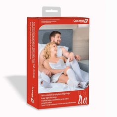 Лаума Чулки профилактич.антиэмболич.1 класс р.L Белый 1 пара Lauma