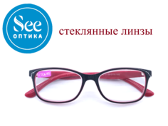 Готовые очки для чтения со стеклянными линзами и диоптриями +3.5 No Brand