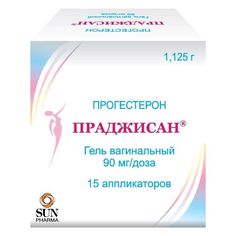 Праджисан, гель вагинальный 90 мг/доза аппликаторы 1 шт Sun Pharmaceutical