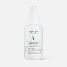 Флюид Vichy невесомый солнцезащитный UV-Clear для лица против несовершенств SPF 50 40 мл