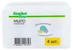 Мыло «Каждый день» с соевым молочком, 4х75 г