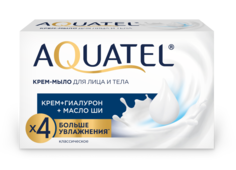Крем-мыло туалетное Aquatel Классическое 90 г