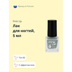 Лак для ногтей PINK UP MINI GEL с эффектом геля тон 06, 5 мл
