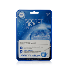 Маска для лица WEIS Secret Line с коллагеном и олигопептидами, 23 г