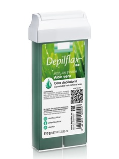 Воск Depilflax Aloe Vera Liposoluble Hair Removal Wax Алоэ Вера Прозрачный, 110г