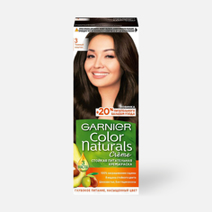 Краска для волос Garnier Color Naturals, оттенок 3 Темный каштан