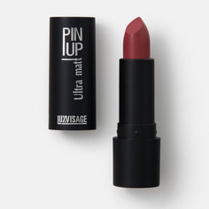 Помада для губ Luxvisage Pin Up Ultra matt стойкая, матовая, №506 Nicole, 4 г