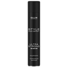 Лак Ollin Professional Style ультрасильной фиксации hair spray 500 мл