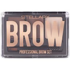Набор для бровей STELLARY тон 02 Brunet 27,5 г