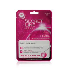 Маска для лица WEIS Secret Line с жемчугом и олигопептидами, 23 г