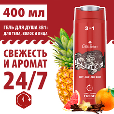 Гель для душа Old Spice Wolfthorn 3 в 1 для лица, тела и волос 400 мл
