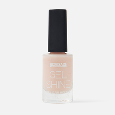 Лак для ногтей Luxvisage Gel Shine №101 Молочный розовый с шиммером, 9 г