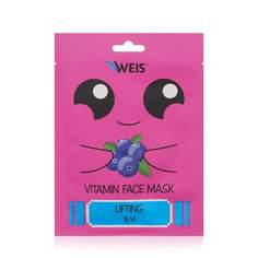 Маска для лица Weis Vitamin Face mask Lifting с экстрактом голубики 23г