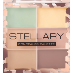 Набор консилеров для лица STELLARY №01 для всех типов кожи, 6 оттенков 5 г