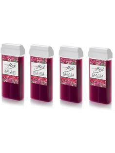 Воск в картридже Малина ITALWAX FLEX Raspberry, 100 мл (комплект из 4 штук) No Brand