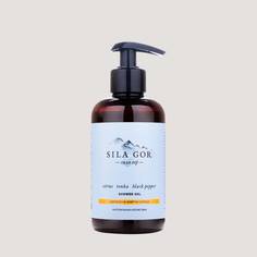 Гель для душа Sila gor citrus, tonka, black pepper 300 мл Краснополянская косметика