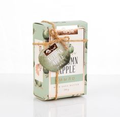 Мыло туалетное твердое с ароматом яблока Autumn Apple 295 г Arya