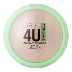 Пудра для лица Parisa Cosmetics Base4U PP-02 прессованная, тон 03 Бежевый 7 г