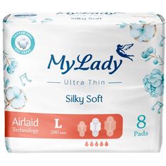 Прокладки гигиенические MyLady Silky Soft ультратонкие L 8 шт