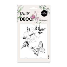 Татуировка переводная для тела Deco Floral by Miami tattoos Florescence