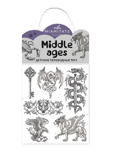 Переводные тату MIAMITATS Middle Ages рыцари