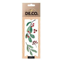 Переводное тату Deco Celebration by Miami tattoos Mistletoe