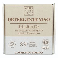 Твердая пенка для лица Mario Fissi 1937 Solid cosmetics Delicato Деликатное очищение 50 г