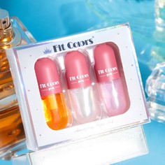 Набор для губ Fit colors Плампер блеск для губ, масло, жемчуг с эффектом объема No Brand