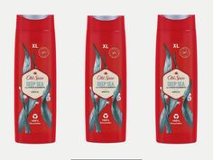 Шампунь гель для душа и 2 в 1 Old Spice Deep Sea with Minerals мужской 400 мл 3 шт