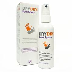 Dry Dry Foot Spray / Драй Драй Фут Спрей дезодорант для ног от пота и запаха, для мужчин и