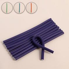 Бигуди Бумеранг, d = 1 см, 24 см, 10 шт, цвет МИКС No Brand