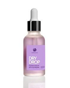 Масло для кутикулы ADRICOCO Сухое Dry Drop виноград 30 мл