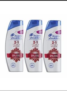 Шампунь и бальзам-ополаскиватель HEAD & SHOULDERS 2 в 1 густые и крепкие 400 мл 3 шт