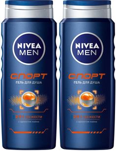 Гель для душа мужской NIVEA Men Спорт с ароматом лайма 250 мл набор из 2 шт