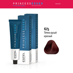 Краска Для Волос Estel Princess Essex 6.5 Темно-русый Красный 60 Мл 2 Шт