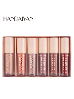 Набор для макияжа Handaiyan Glamour Beauty блеск для губ 6 оттенков 120 мл