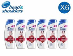 Шампунь Head & Shoulders Густые и крепкие 2в1 против перхоти 6шт по 400мл