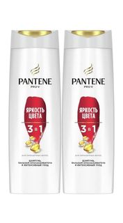 Шампунь Pantene Pro-V 3в1 Яркость цвета 360мл 2 шт