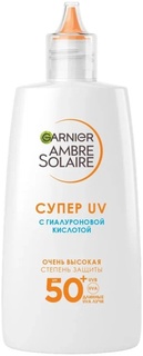 Флюид солнцезащитный Garnier Ambre Solaire с гиалуроновой кислотой, SPF 50+, 40 мл