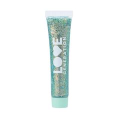 Глиттер-гель для лица Love Generation We Love Glitter №03 Зелено-голубой 15 мл