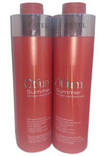 Набор ESTEL Otium Summer Бальзам-маска для волос с UV-защитой 1 л 2 шт