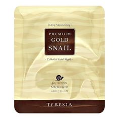 Маска для лица Teresia с муцином улитки успокаивающая 25 мл No Brand