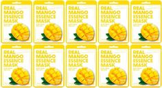 Маски для лица FarmStay с Экстрактом Манго REAL MANGO ESSENCE 23 мл - 10 шт