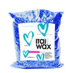 Воск для депиляции ItaiWax пленочный полимерный гранулы, AZULEN, 500 г