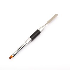 Кисть для полигеля Zoo Nail Art №1476 (овальная)