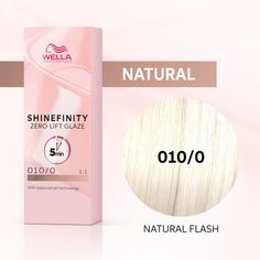 Краска для волос Wella Shinefinity 010-0 светлый блондин натуральный