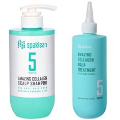 Набор Spaklean Шампунь и бальзам Amazing Collagen Scal 2 шт
