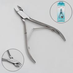 Кусачки маникюрные Zinger для кутикулы, двойная пружина, 10,5 см, длина лезвия 6 мм